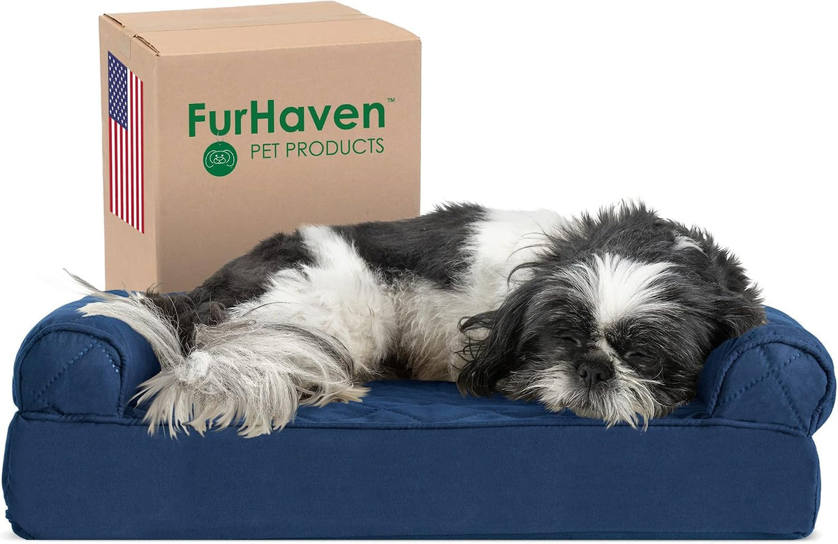 Boulder gray cooling gel sofa dog bed for large dogs, 53 x 40 inches – view 2