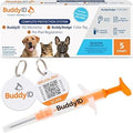 BuddyID Complete Protection System with ISO Microchip and QR Pet Tag, 5 Count