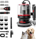 4-in-1 dog grooming vacuum with grooming attachments