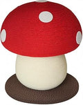 Freestanding Cat Clawing Station with Floral Cap, Multi-Functional Toadstool Design for Pet Areas, Style C