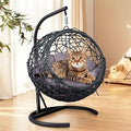 Cat Swing Bed with Stand and Cushion