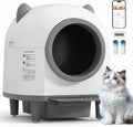 80L self-cleaning automatic cat litter box with app control