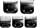 Six detachable dog clipper blades in assorted sizes – view 9