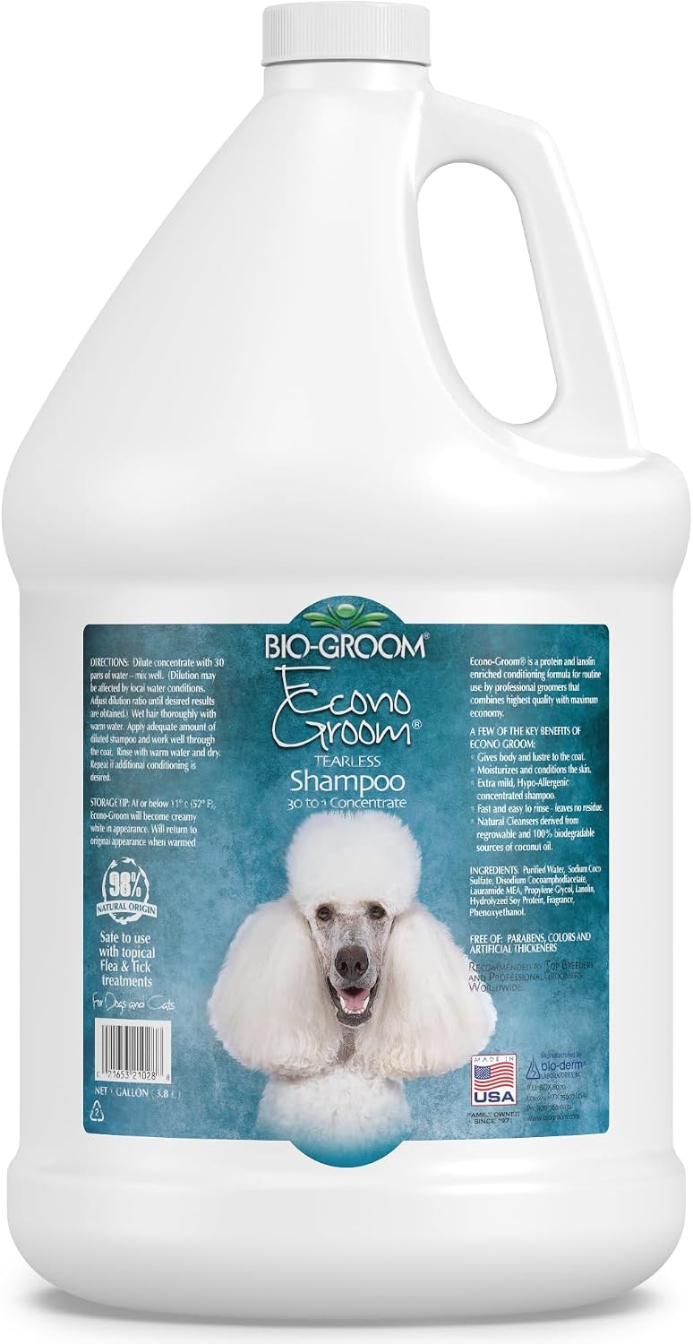 2.5 gallon jug of tearless concentrated dog and cat shampoo – view 3