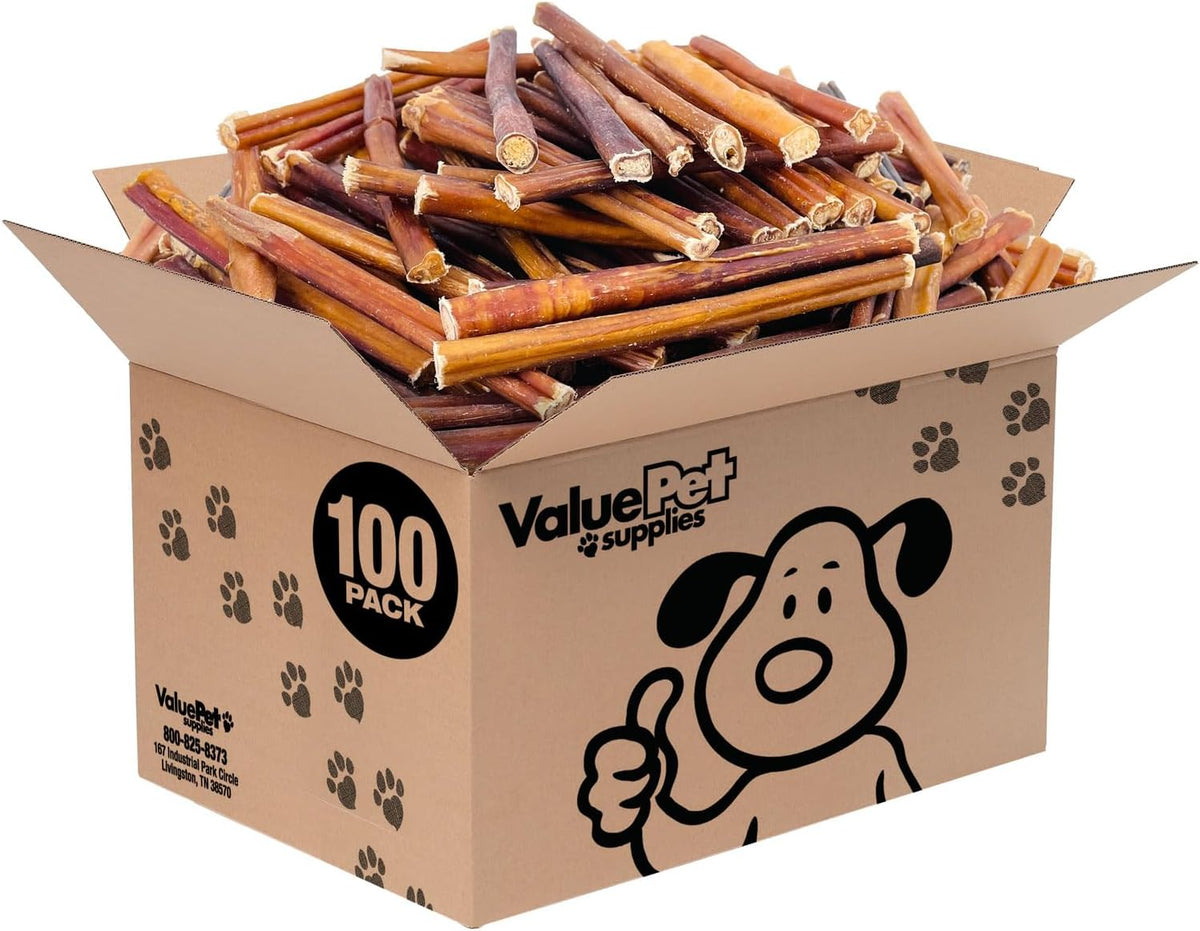 Bundle of thin 6 inch bully sticks for small dogs
