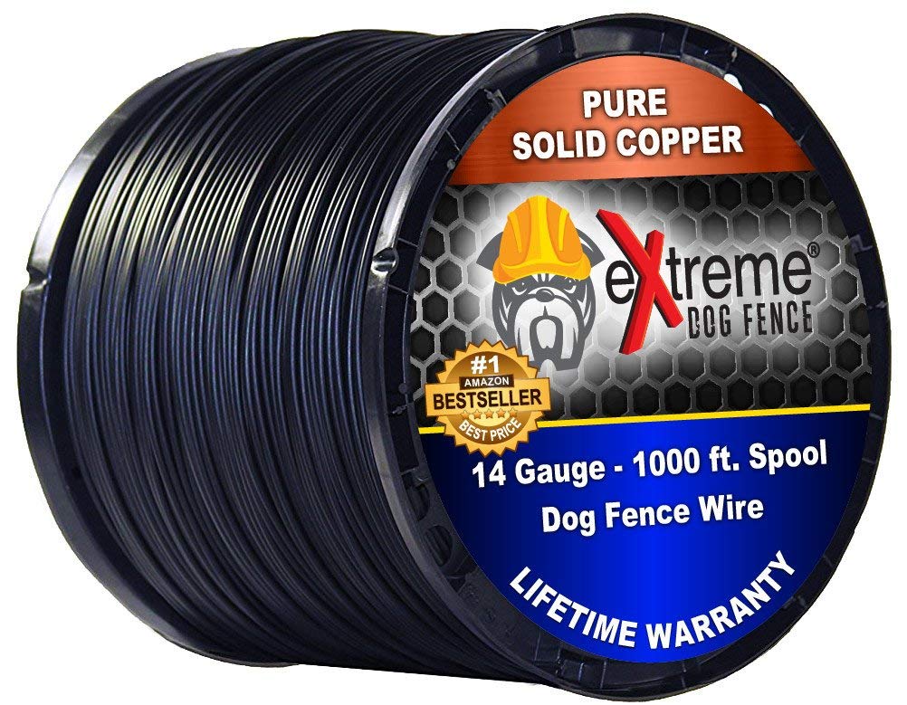 Roll of heavy duty 14 gauge dog fence wire