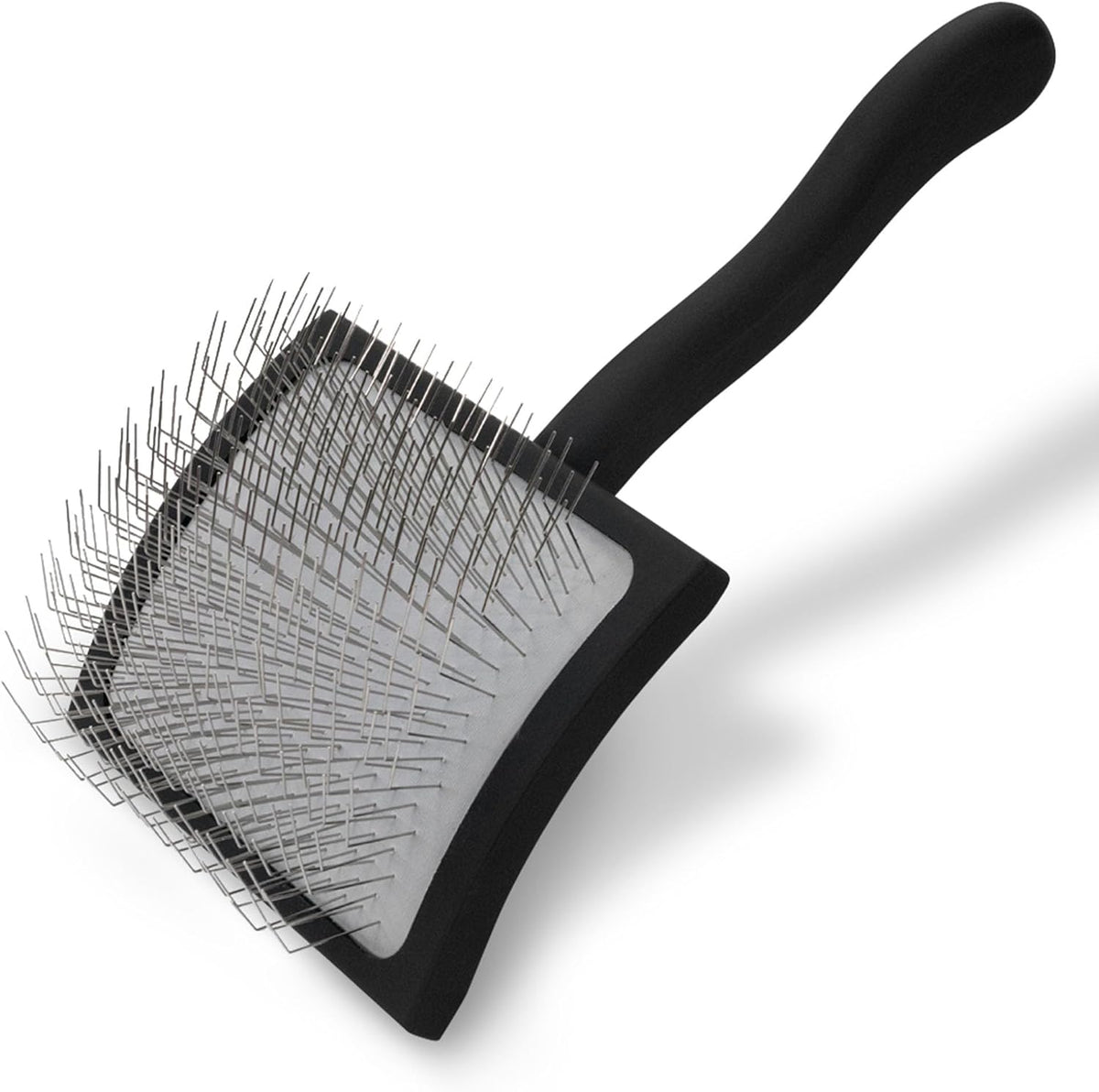 Coral large slicker dog brush with extra-long angled pins – view 2