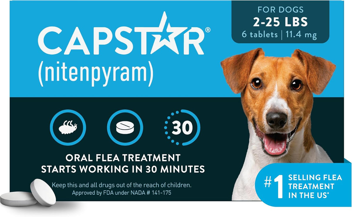 Box of oral flea tablets for dogs 2 to 25 lbs – view 7