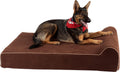 Tan XXL orthopedic memory foam bed for large dogs, 60 x 48 x 7 in – view 2