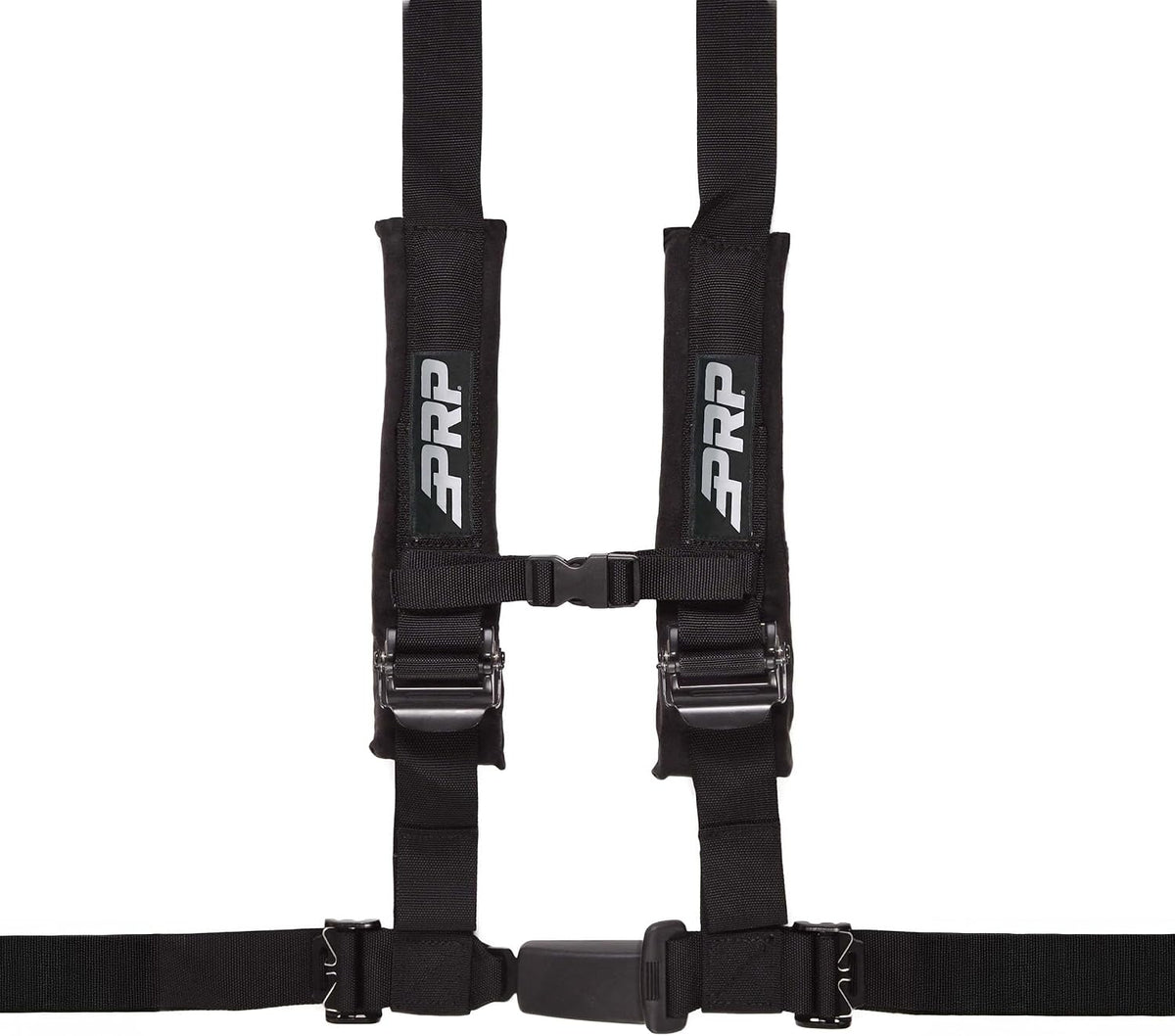 4-point vehicle seat harness with padded shoulder straps – view 8