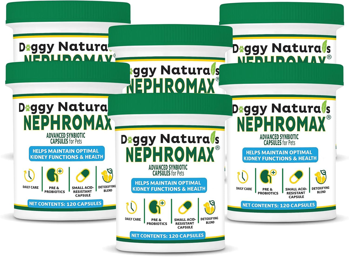 Bottle of synbiotic probiotic capsules for dogs and cats, 240 count – view 2