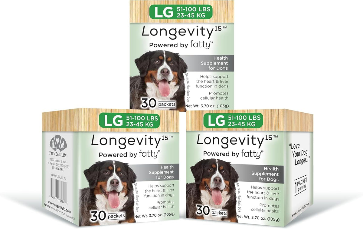 Three packs of C15:0 fatty acid supplement for extra small dogs – view 2