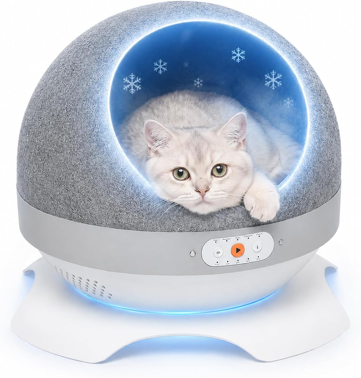 Smart cooling and heating cat bed for small cats