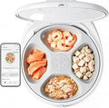 Automatic Wet Food Cat Feeder, Smart Dual-Temp Refrigerated Feeder with Semiconductor Cooling and Pre-Heating