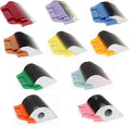 Set of ten wide clipper guard combs in graduated sizes