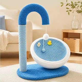 Cat Scratcher Lounge Bed for Indoor Cats up to 6kg