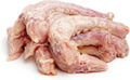 Frozen chicken necks for dogs packed as meaty bones in a 20 lb box