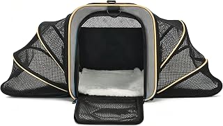 Expandable Foldable Portable Pet Travel Bag Carrier for Cats and Dogs