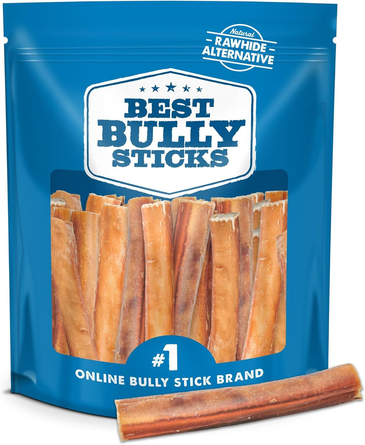 Jumbo 6 inch grass-fed beef bully sticks