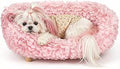 Pink Petal Pet Sofa for Small to Medium Cats and Dogs, Hortensia, Up to 20 Pounds
