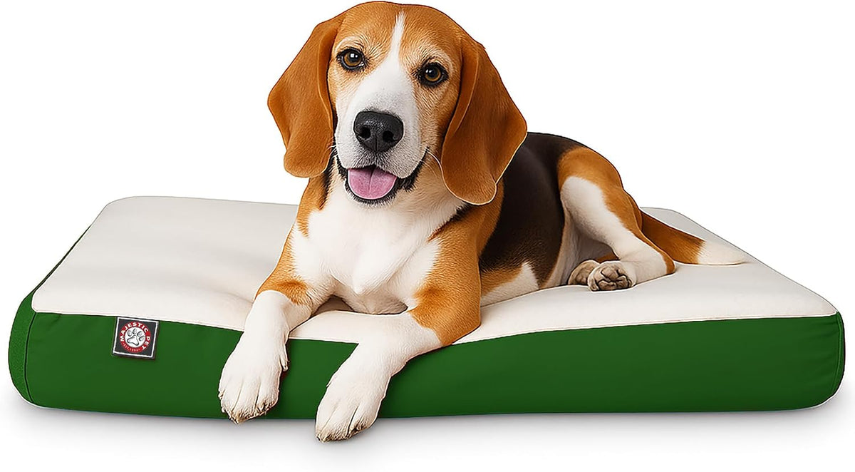 Black rectangle orthopedic memory foam crate dog bed, 48 by 34 inches – view 5