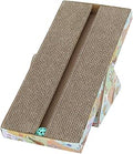 Corrugated Paper Cat Scratch Board Pad, Nail Scraper Mat for Kittens