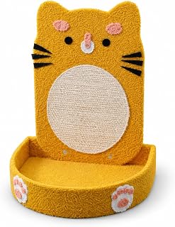 Cat Scratcher Floor Pad, Yellow, 45cm