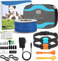 Underground dog fence system with collar receiver and boundary wire