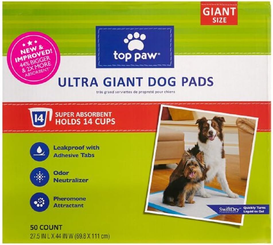 Ultra giant absorbent dog training pad
