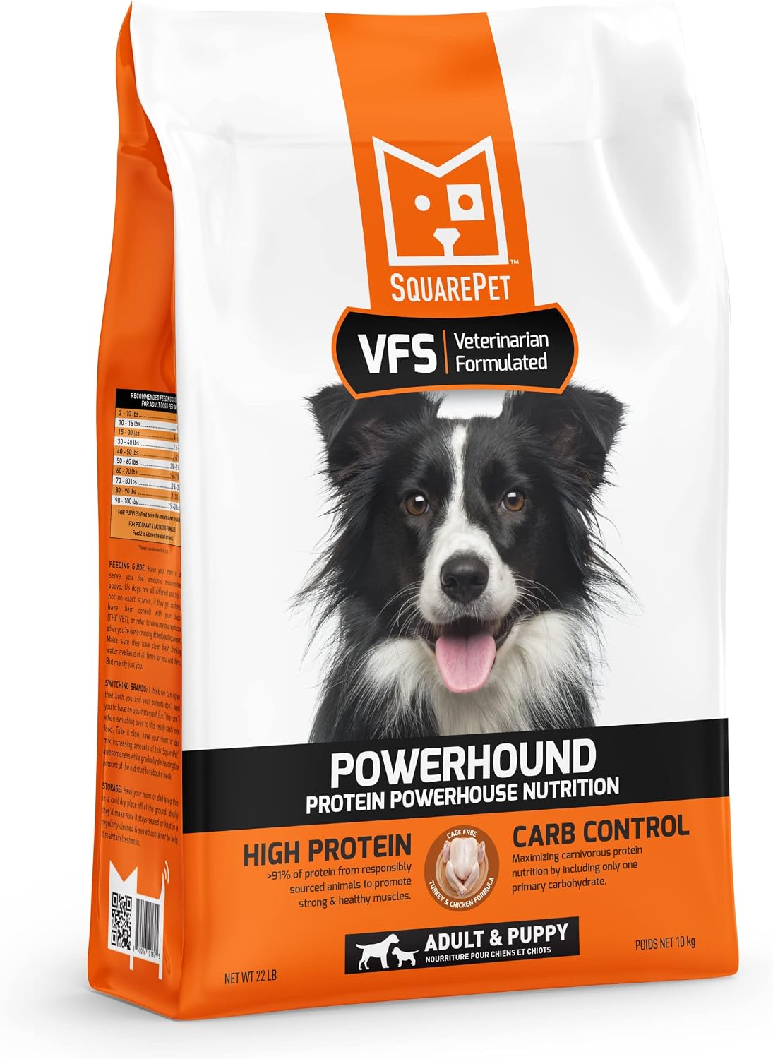 22 lb bag of turkey and chicken high protein dry dog food