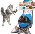 Indoor robot pet camera with 2K lens facing a cat on a rug
