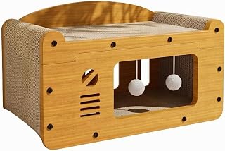 Corrugated Cat Scratching Board Station, Elevated, 2-Layer, 55x26x30 cm