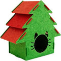Christmas Tree Cat House, Indoor, for Living Room, Bedroom, Without Decorations