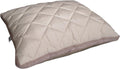 Tan quilted anti-allergen pet bed for dogs and cats