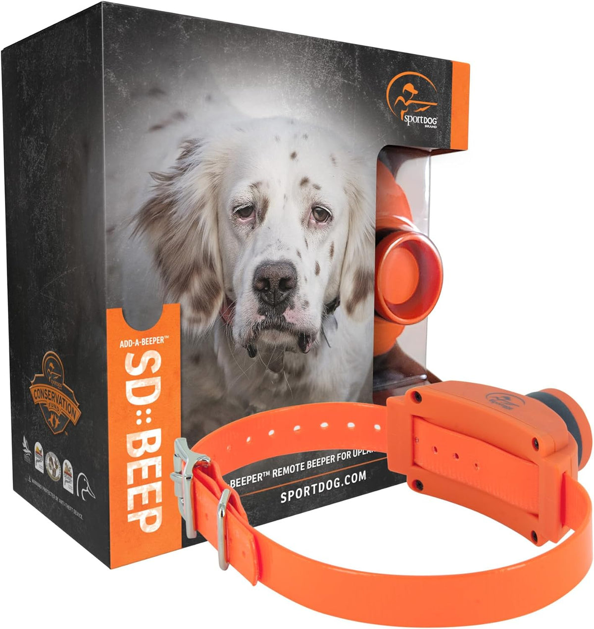 Hunting dog collar beeper accessory with selectable audio tones