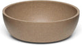 Stack of large slate grey bamboo pet dishes – view 6