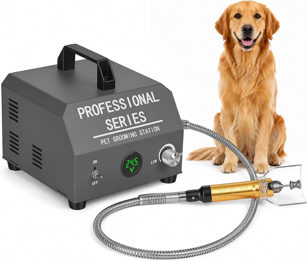 Electric dog nail grinder for grooming