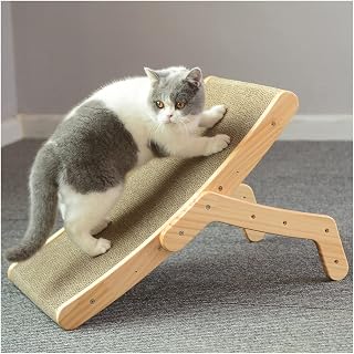 3-in-1 Cat Scratcher Bed with Cushion, Vertical Pet Toy