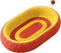 Large Oval Cat Scratching Board, Sisal and Cardboard, with Ball Toy and Paper Rope