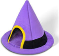Black witch hat shaped gothic cat bed cave