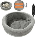 Heated Cat Bed, 5V Warming Plush Couch with Timer for Cats and Puppies