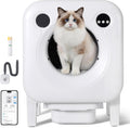 Open top self-cleaning automatic cat litter box with app control