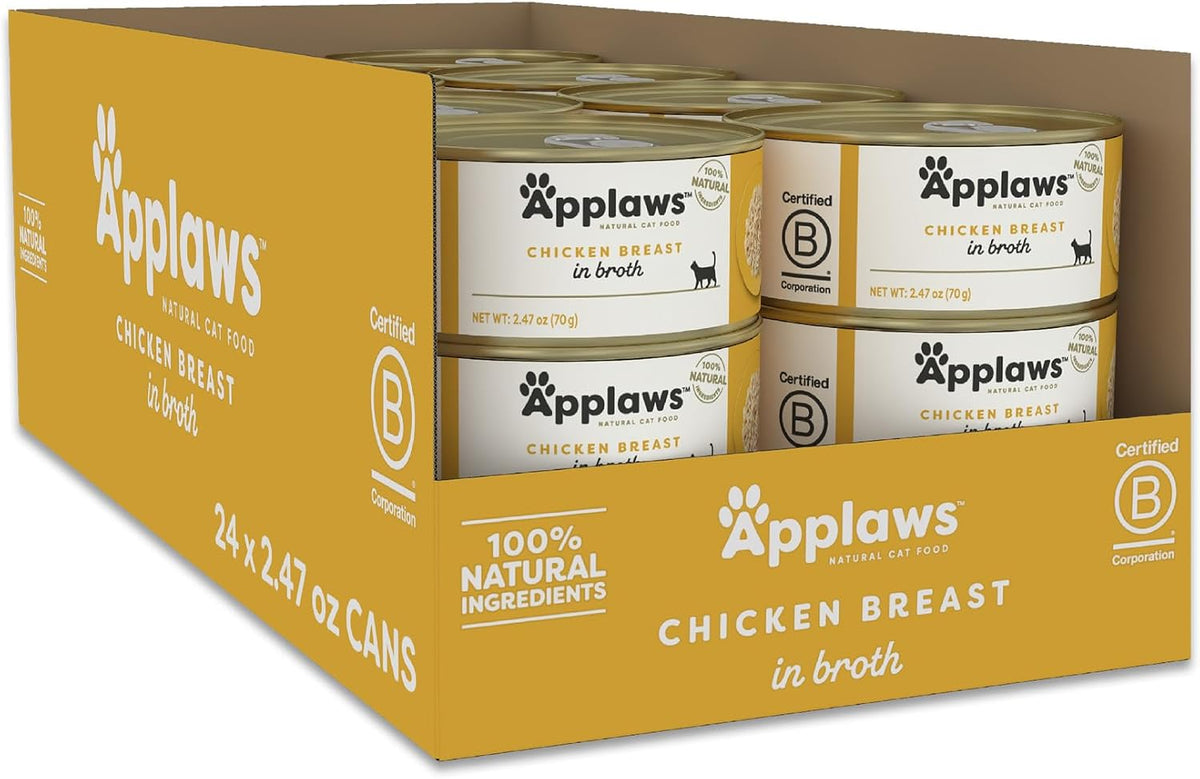 Case of chicken breast in broth wet cat food cans, 5.5 oz – view 15