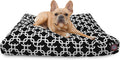 Yellow links print large rectangle shredded memory foam dog bed, 44 x 36 in – view 33