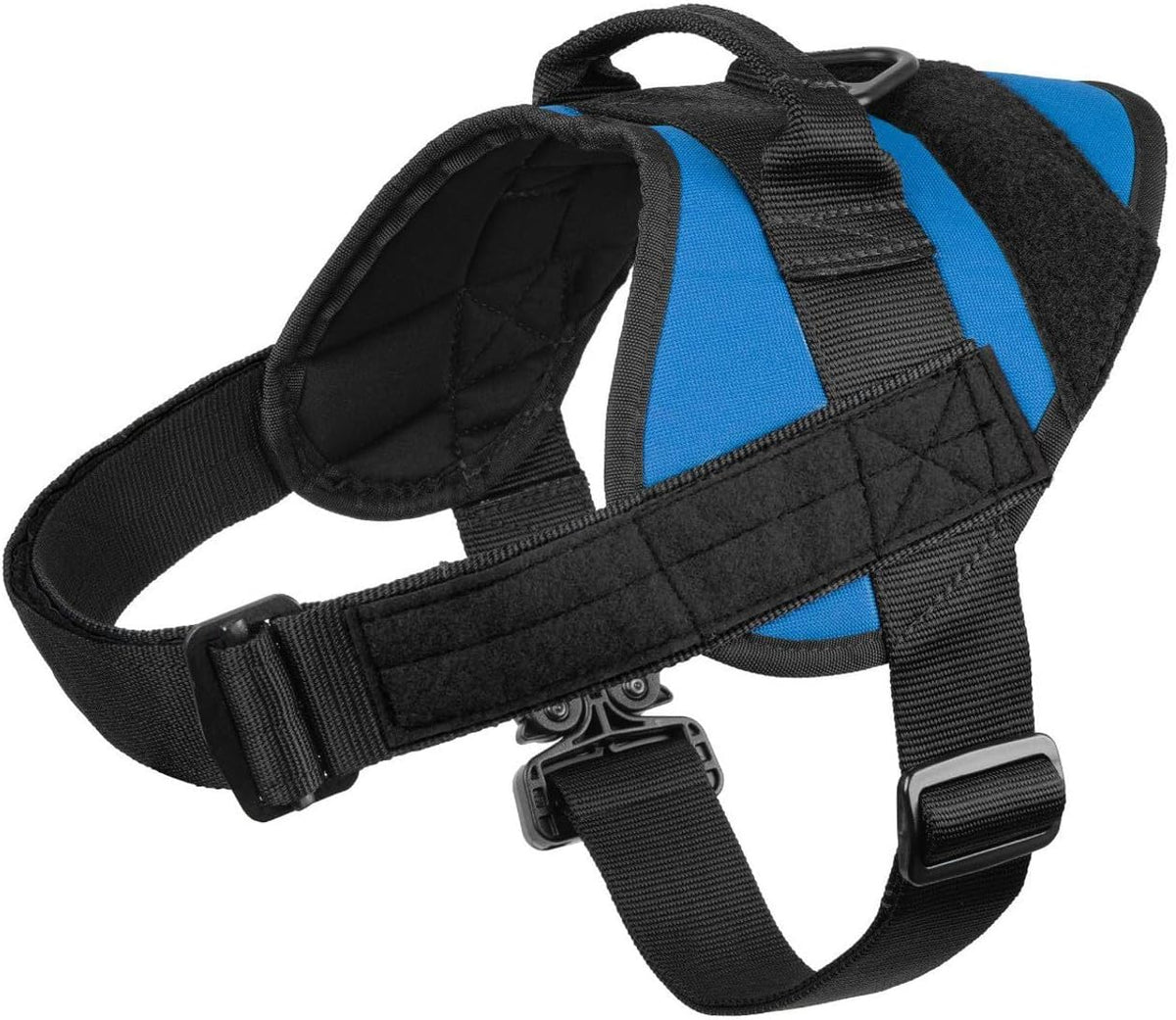 Red service dog duty harness – view 2