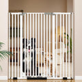 51 inch extra tall steel cat gate with auto close door