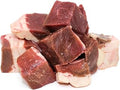Raw Paws Frozen Raw Beef Heart for Dogs and Cats, Cubed, 2 lb, Pack of 8