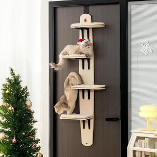 Cat Tree Door Hanger, Door-Hanging Cat Climber Shelves