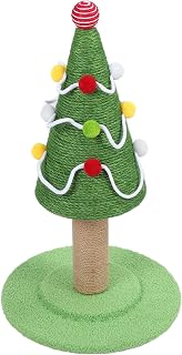 Christmas Tree Cat Scratching Post, Sturdy Sisal Material, Large 40 x 65 cm