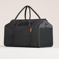 Light sand modern soft-sided cat carrier with shearling interior – view 2